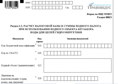 Налоговая декларация по налогу НДС