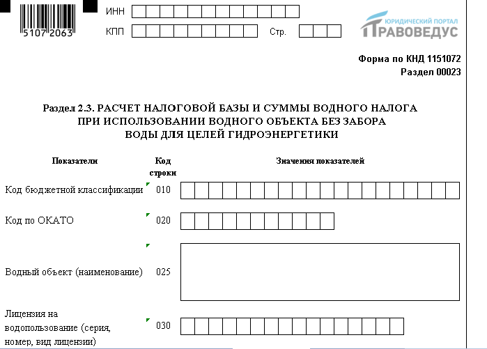 Налоговая декларация по налогу НДС